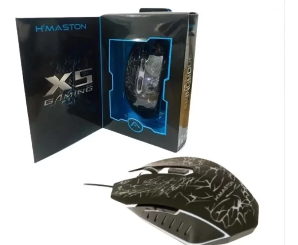 Mouse Gamer Hamston X5 Com Led 6 Botoes 3200 Dpi - Image 7